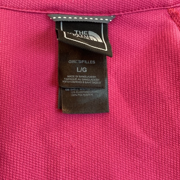 North Face Apex Full Zip Jacket Girls - Picture 9 of 12